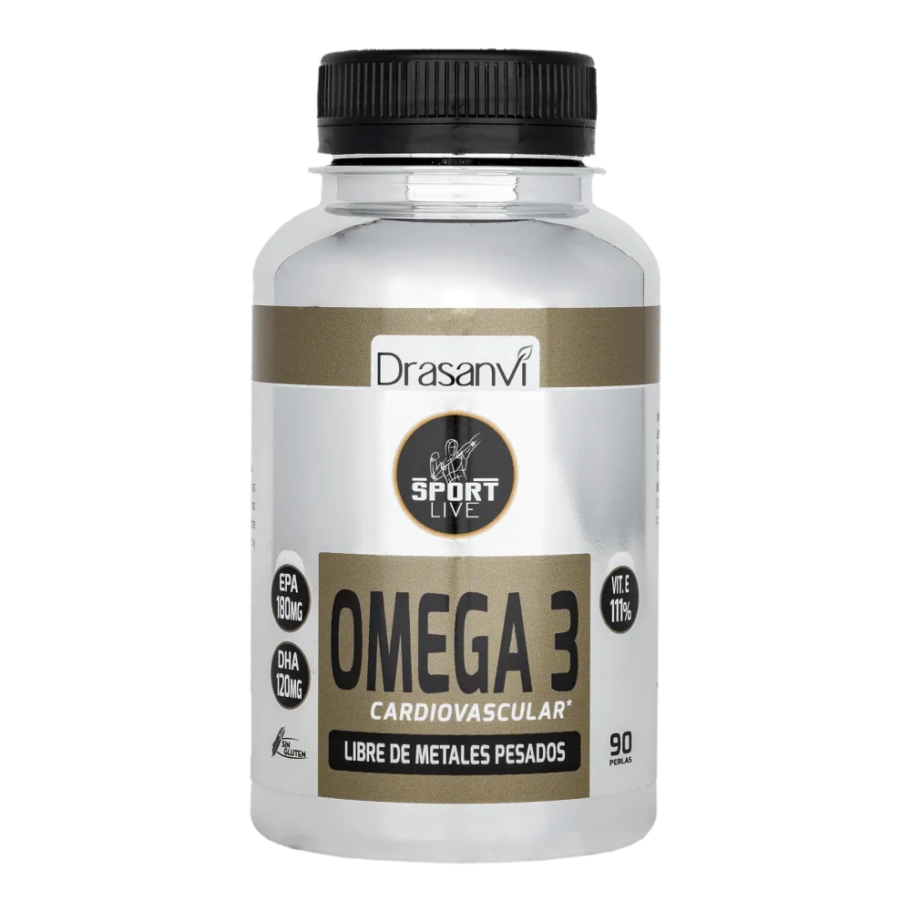 Omega 3 1000mg 90 Perlas Sport Live Drasanvi Salud Cardiovascular y Cerebral