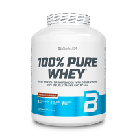 Bote de Pure Whey BiotechUSA 2270g, proteína de suero de alta calidad para crecimiento y recuperación muscular.