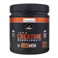 Creatina Monohidrato 200Mesh Drasanvi - Suplemento para aumentar la fuerza y rendimiento.