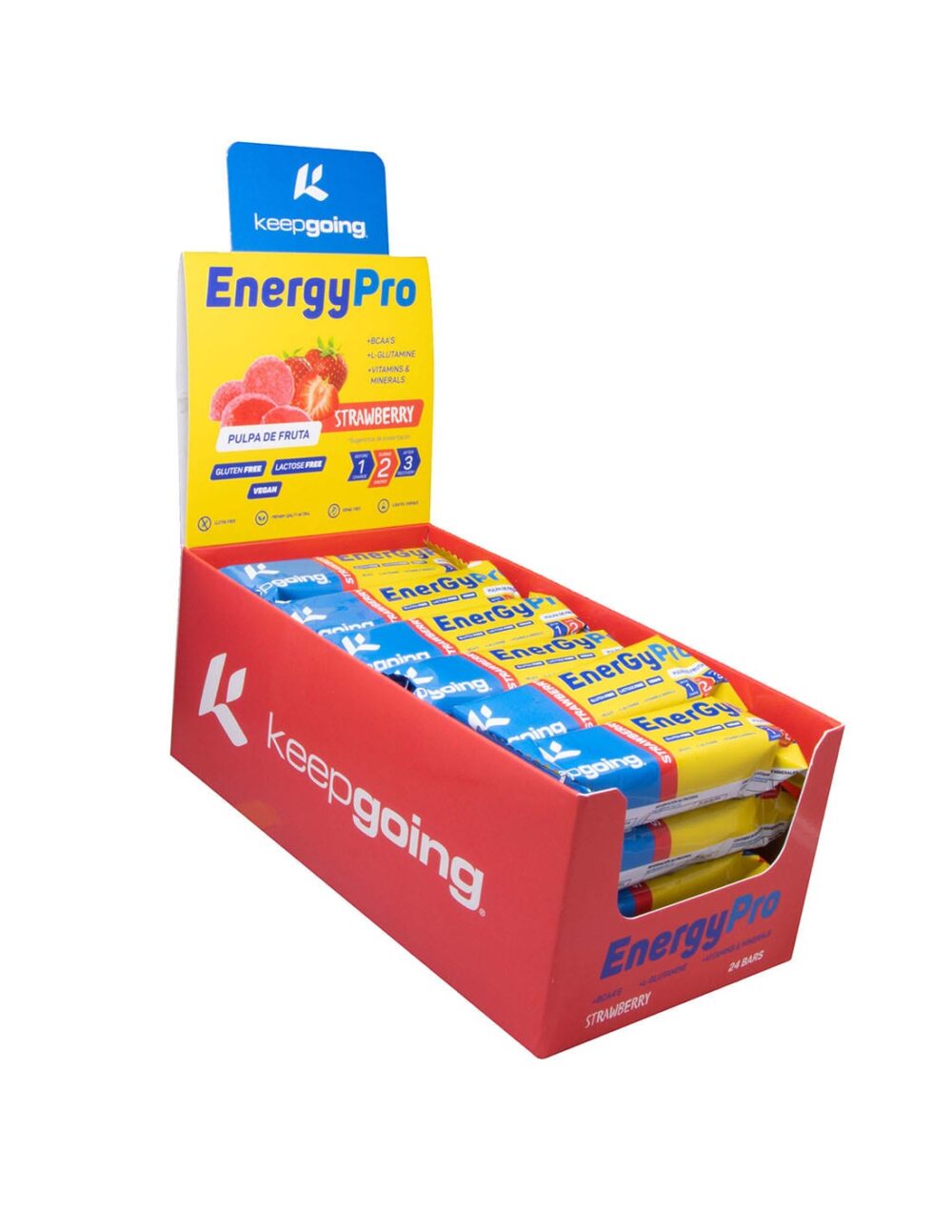 Barrita energética EnergyPro Bar de Keepgoing – 6 sabores